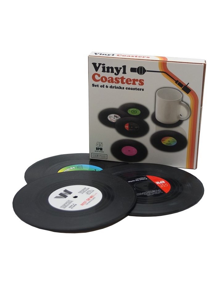 Records Untersetzer 6er